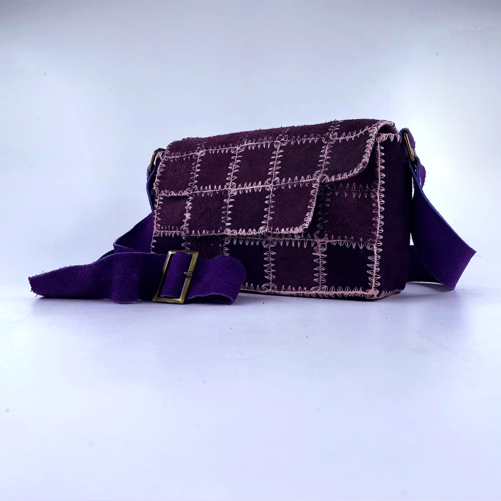 کیف دوشی درب دار چرم اشبالت